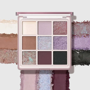 Paleta de Sombras Tons de Violeta 9 Cores