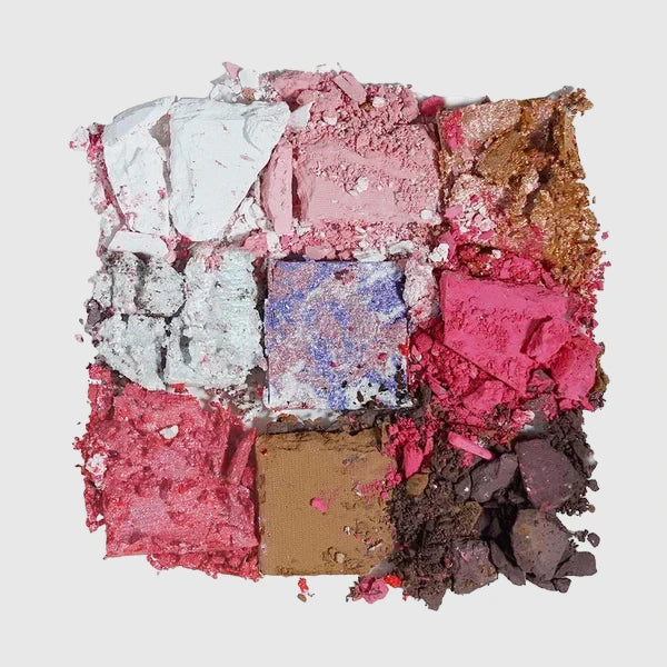 Paleta de Sombras Tons Rosados e Neutros 9 Cores